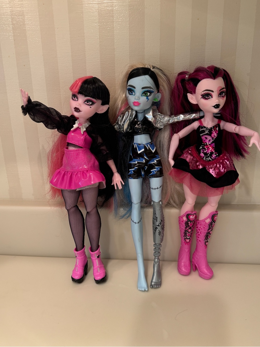 Three Monster High Dolls